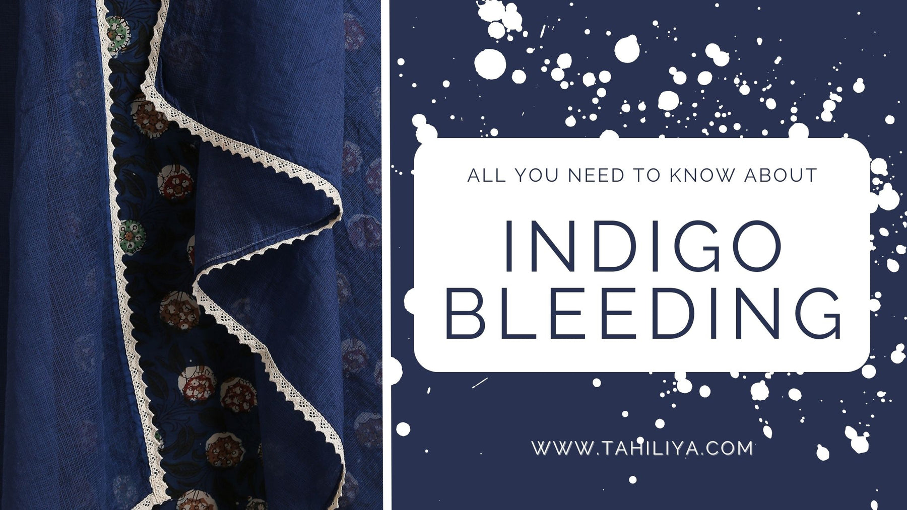 indigo bleeding color dye