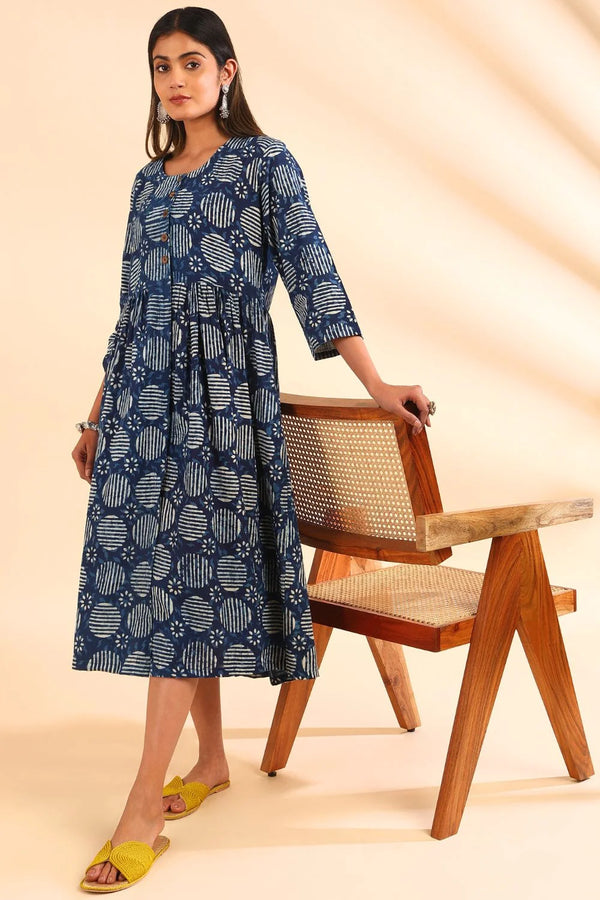 Indigo Blue Daboo Dress