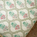 Pink Green Floral Hand Block Printed Bedsheet Set (Double) - Tahiliya